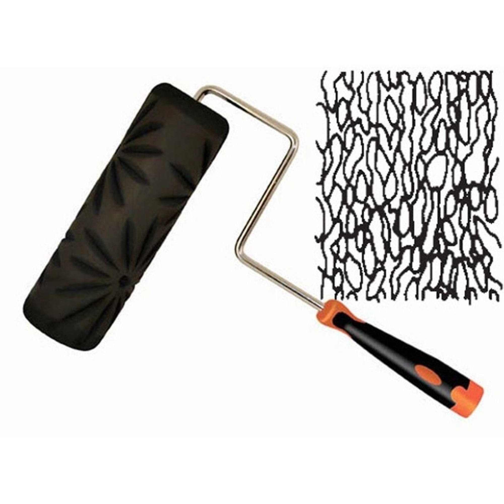 Kraft Tools DW184 Decorative Texture Roller - Tree Bark